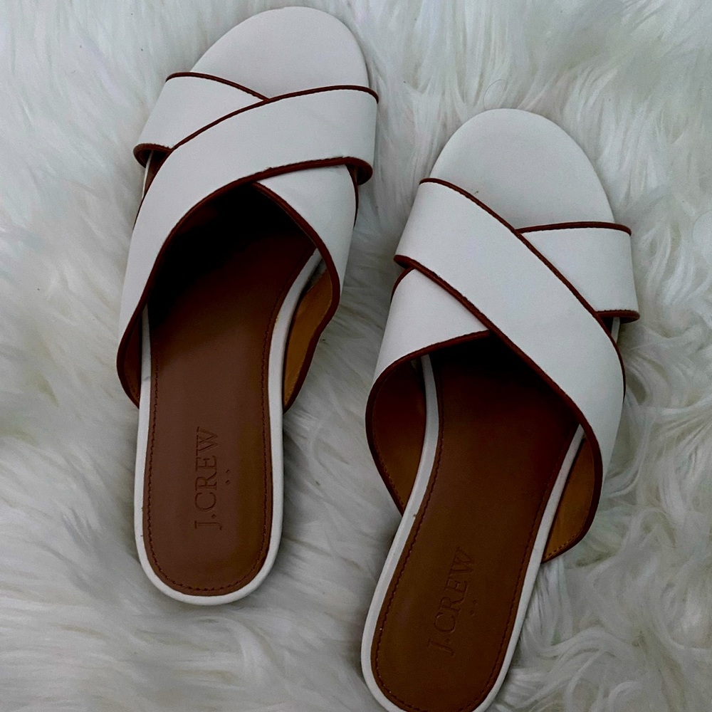Used once - J.Crew weave sandals - Picture 1 of 2